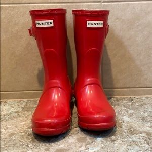 Hunter original short gloss rain boots